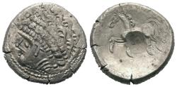 Ancient Coins - Easterns Celts. East Noricum. Samobor A type. Tetradrachm (silver), 2nd - 1st century BC.