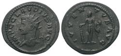 Ancient Coins - Claudius II. Gothicus (268 - 270 AD). Antoninianus (silver), 269 - 270 AD, Antioch. Hercules