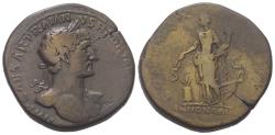Ancient Coins - Hadrianus (117-138 AD). Sestertius (bronze), 118 AD, Rome