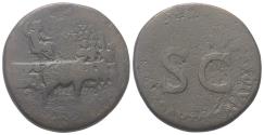 Ancient Coins - Vespasianus (69-79 AD). Divus Vespasianus. Sestertius (bronze), 80-81 AD, Rome