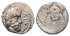 Ancient Coins - L. Titurius Sabinus (89 BC). Denarius (silver). 89 BC, Rome