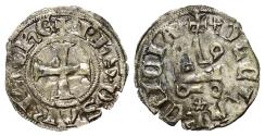 World Coins - Achaia Principality. Philip of Savoy (1301 – 1307) Denar (Silver)