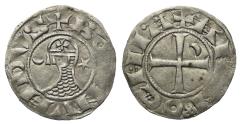 World Coins - Antioch Principality. Bohemond III (1163 – 1201). Denier (silver)