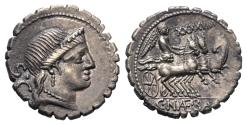 Ancient Coins - C. Naevius Balbus. Denarius (silver). 79 BC, Rome