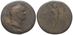 Ancient Coins - Titus (79-81 AD). Sestertius (bronze), 80-81 AD, Thrace (?)