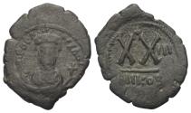 Ancient Coins - Phocas (AD 602–610). 1/2 Follis (20 Nummi). AD 604–605 (Year 3). Nicomedia