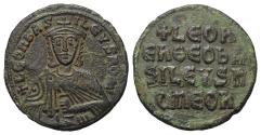 Ancient Coins - Leo VI (886 – 912 A.D.). Follis (40 Nummi). 886 – 912 AD. Constantinople