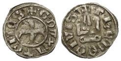 World Coins - Duchy of Athens. Guy I de La Roche (1280 – 1287). Denier (silver)