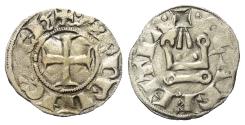 World Coins - Achaia Principality. Charles I (1278 – 1285). Denier (silver)