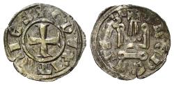 World Coins - Duchy of Athens. Guy I de la Roche (1280–1287). Denier (Silver)