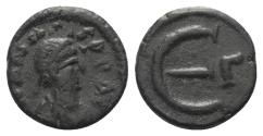 Ancient Coins - Anastasius I (AD 491–518). Pentanummion (Bronze), AD 517–518, Constantinople