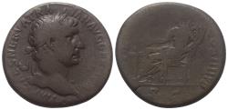 Ancient Coins - Traianus (98-117 AD). Sestertius (bronze), 101-102 AD, Rome