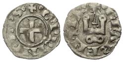 World Coins - Achaia Principality. Wilhelm of Villehardouin (1246 – 1278). Denar (Silver). Princeps type