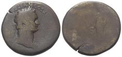 Ancient Coins - Domitianus (81 - 96 AD). Sestertius (bronze). 85 AD Rome. Rare