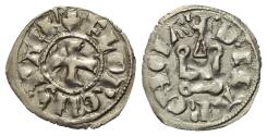 World Coins - Achaia Principality. Florent (1289 – 1297). Denier (silver)