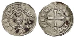 World Coins - Antioch Principality. Bohemond III (1163 – 1201). Denier (silver)