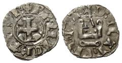 World Coins - Achaia Principality. Philip of Tarent, Despot of Romania (1306–1313). Denier (Silver)