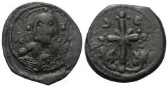 Ancient Coins - Period of Nicephorus III (1078–1081 AD). Anonymous issues. Follis. ca. 1075–1080 AD. Constantinople