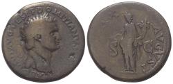 Ancient Coins - Domitianus (81-96 AD). Domitianus as Caesar. Sestertius (bronze), 80-81 AD, Thrace (?)