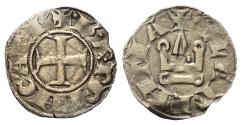 World Coins - Achaia Principality. Charles I (1278 – 1285). Denier (silver)