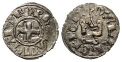 World Coins - Achaia Principality. Philip of Tarent, Despot of Romania (1306–1313). Denier (Silver)