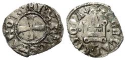 World Coins - Achaia Principality. Philip of Tarent, Despot of Romania (1306–1313). Denier (Silver). De Clarencia