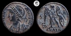 Ancient Coins - Constantine I The Great. Alexandria mint. 337-340 AD. Nice details some deposits. Very Fine Choice. Rare! Perhaps the least known variant of this type.