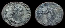 Ancient Coins - Valerian l, Bi. Antoninianus, Rome mint. 255-256 AD. Very Fine.