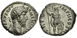 Ancient Coins - Lucius Verus AR Denarius Rome mint. Choice Extremely Fine.