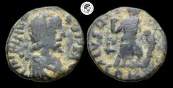 Ancient Coins - Johannes (Usurper) AE 12mm. Rome mint, AD 423-425. Very Fine.