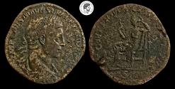 Ancient Coins - Severus Alexander. AE Sestertius. 222-235 AD. Rome mint. Brown patina. Fine.