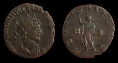 Ancient Coins - Quintillus AE Antoninianus. Rome mint, 270 AD. VF.