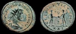 Ancient Coins - Probus, AE antoninianus, 276-282 AD. Antioch mint. Very Fine & Beautiful Patina.