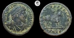 Ancient Coins - Julian II, AE Antioch mint. 360-363 AD. aVF. Nice Portrait.
