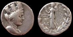 Ancient Coins - Greek Phoenicia, Arados AR Tetradrachm. Dated CY 167 = 93/2 BC. Very Fine.