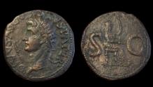 Ancient Coins - Divus Augustus. Died AD 14. Æ As.