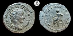 Ancient Coins - Gordian III AR Antoninianus. Rome mint, AD 241-243. aVF.