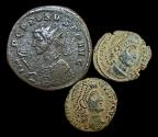 Ancient Coins - Lot of 3 Ancient Roman Imperial AE Coins. Fine to VF. Check it out! Sold as is.
