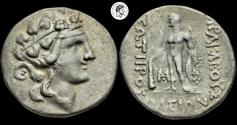 Ancient Coins - THRACE. Thasos. AR Tetradrachm. Circa 148-90/80 BC. Very Fine & Toned.