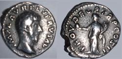 Ancient Coins - Lucius Verus AR Denarius 161-169 AD