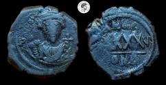 Ancient Coins - Phocas. 602-610. Æ Follis. Constantinople mint. Very Fine. Nice glossy patina.