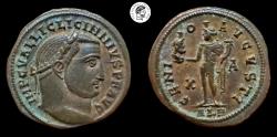 Ancient Coins - Licinius I, AE Follis. Alexandria mint. 308-324 AD. Very Fine.
