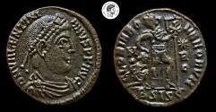 Ancient Coins - Valentinian I. AE Nummus. Siscia mint. 367-375 AD. Nice details. Extremely Fine.