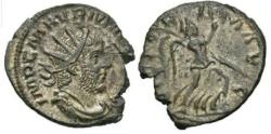 Ancient Coins - Marius. Romano-Gallic Emperor, A.D. 269. Æ Antoninianus. Extremely Fine.