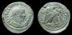 Ancient Coins - Philip I AR Tetradrachm of Antioch, Syria. AD 247. aFV.