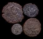 Ancient Coins - Lot of 4 (Barbarous) AE Roman Imperial Imitations. Fine to aVF. Check it out! Sold as is.