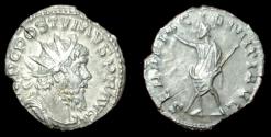 Ancient Coins - Postumus AR Antoninianus. Trier mint. 260-269 AD. Very Fine.