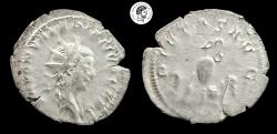 Ancient Coins - Saloninus, as Caesar. AR Antoninianus. Cologne mint. 258-260 AD. Very Fine.