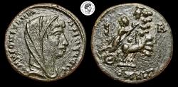 Ancient Coins - Constantine I "The Great" Commemorative. The hand of God reaching down to him.