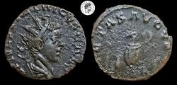 Ancient Coins - Tetricus II as Caesar. AE Antoninianus. 273-274 AD. Cologne mint. Brown patina. Very Fine.